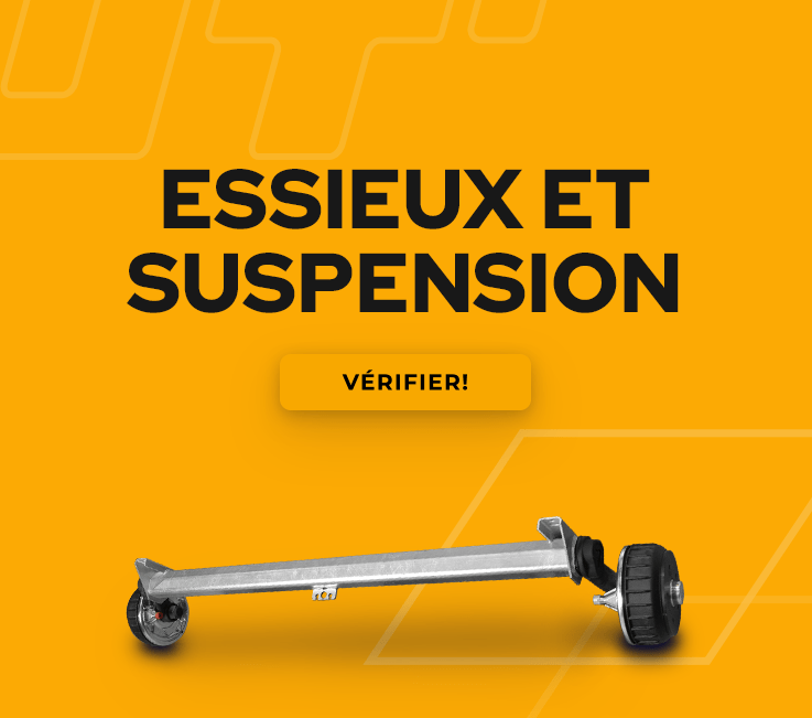 Essieux et composants de suspension