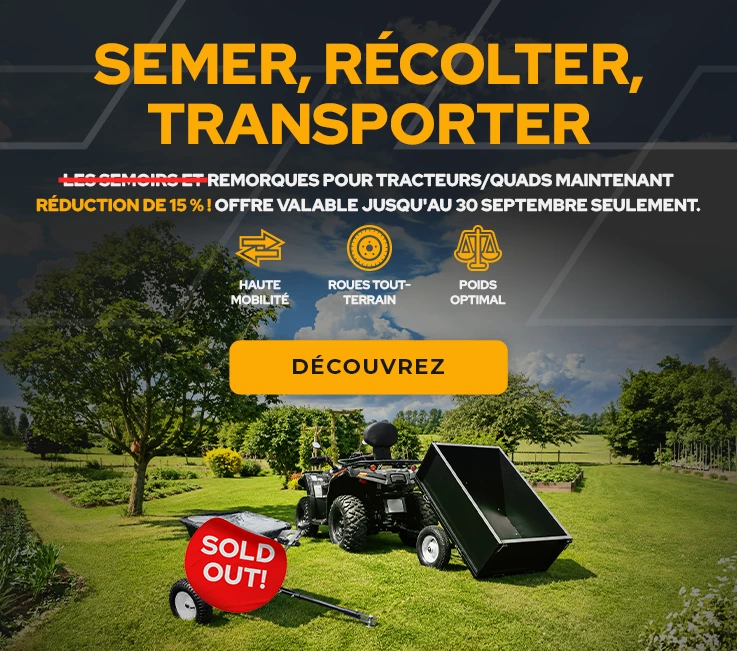 Semer, récolter, transporter