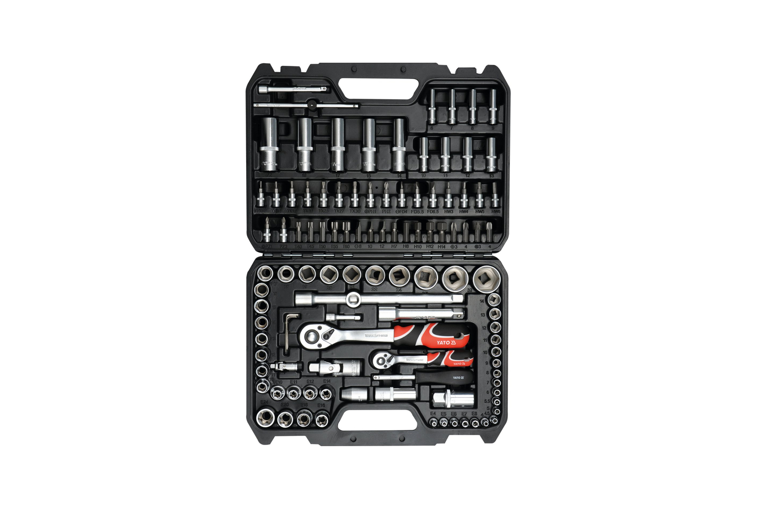 YATO YT-38791 gereedschapset 1/2'' 1/4