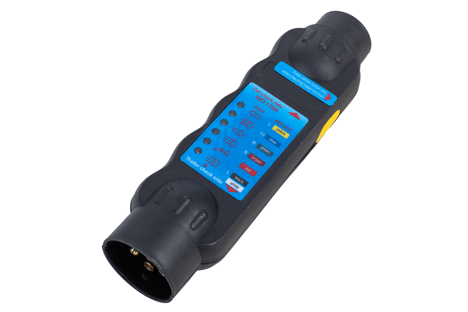 Testeur Prise Remorque EBTOOLS 12V 7Pin / 13Pin - Vérificateur Câblage LED Pour Remorques